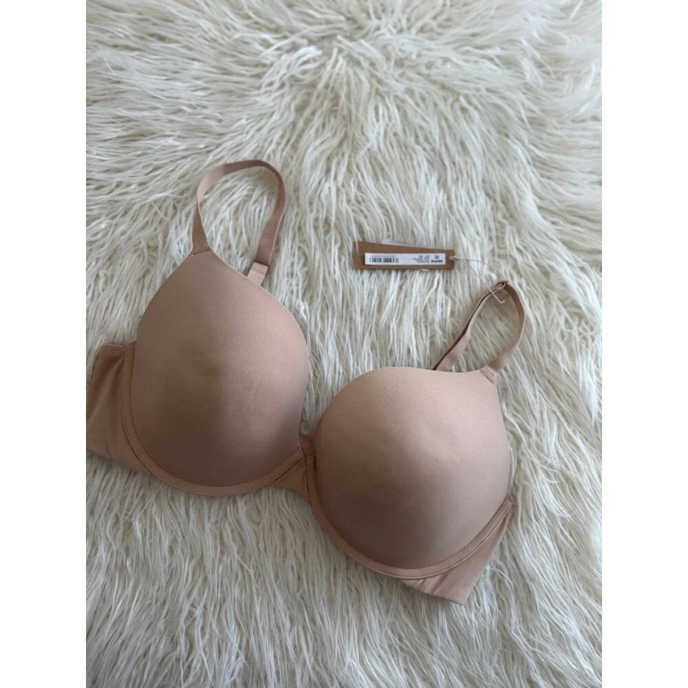 Skims Fits Everybody Push up Demi Bra Clay Size 36DD - Picture 4 of 8